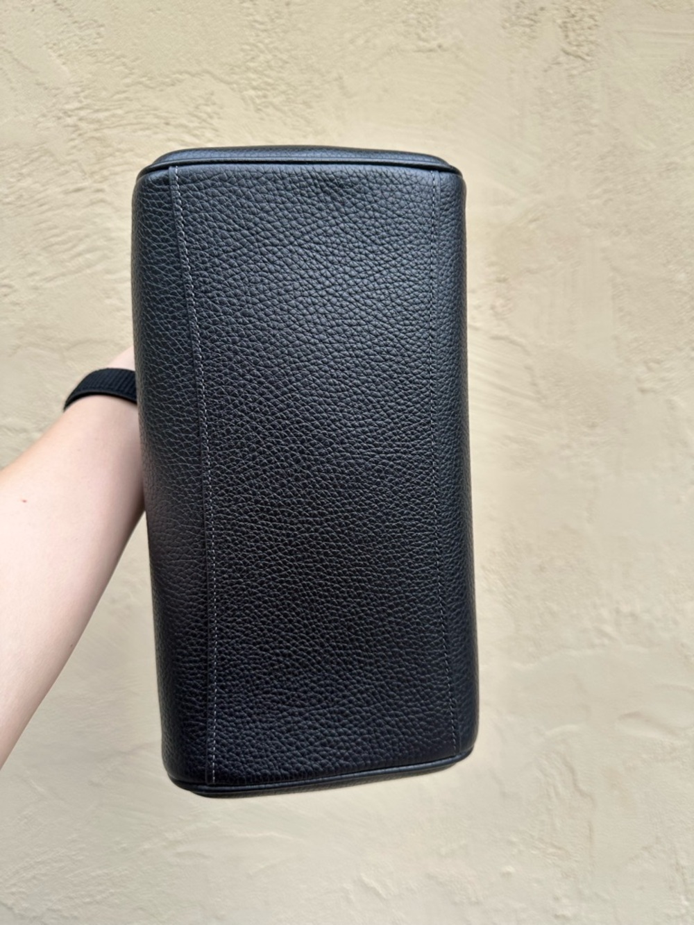 ♣️Coach Medium Black Pebbled Rowan Satchel Bag w/ Silver Hardware CV962♣️ - Picture 5 of 9